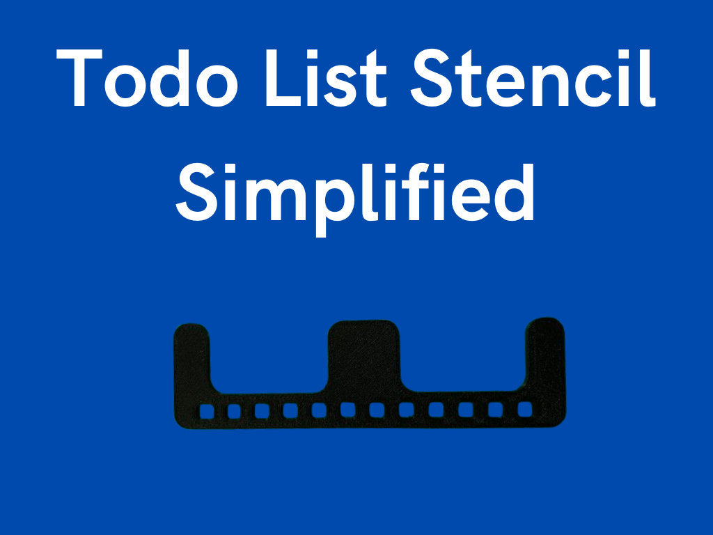 Todo List Stencil Simplified