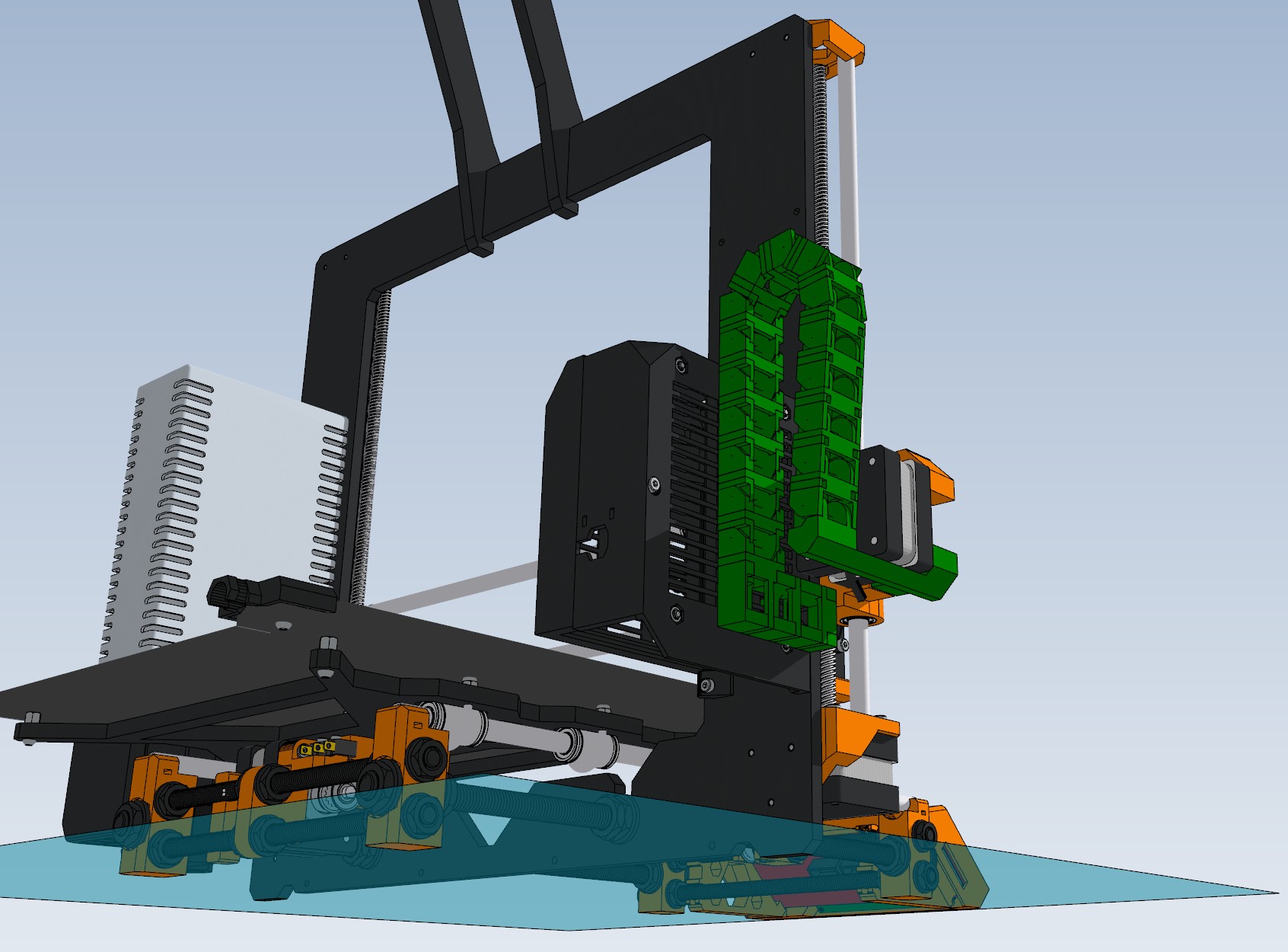 Prusa i3 MK2S No Mod Cable Chain Kit - All Axis by SoundDoc | Download free STL model ...