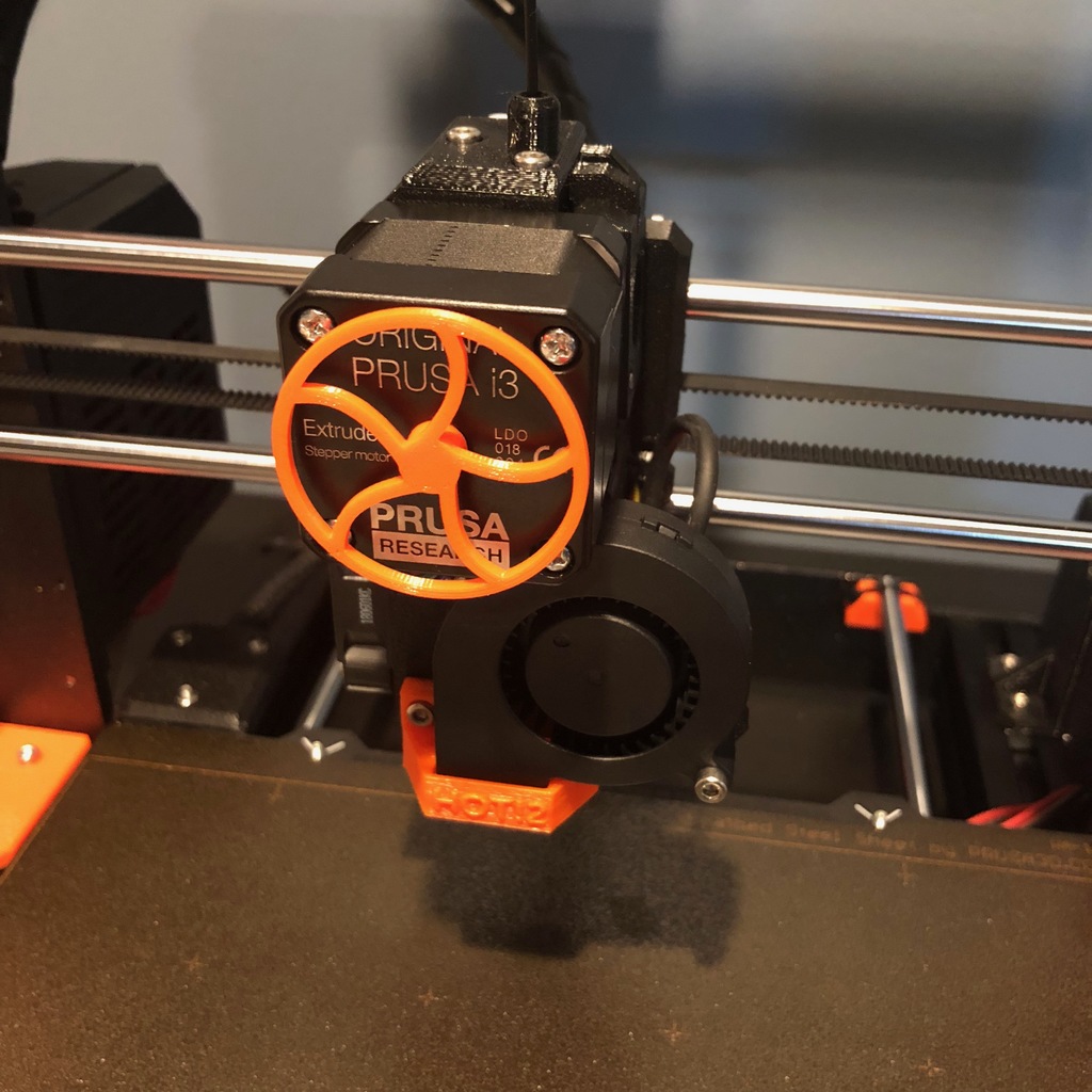 PRUSA Extruder rotation vizualizer