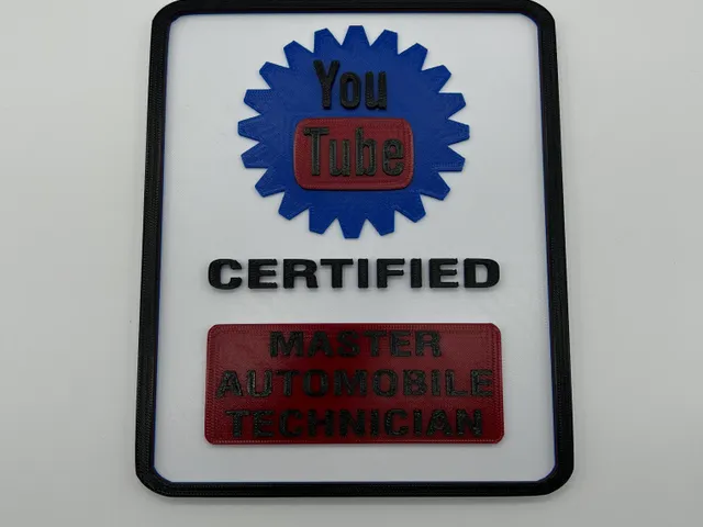 Custom YouTube Mechanic Sign