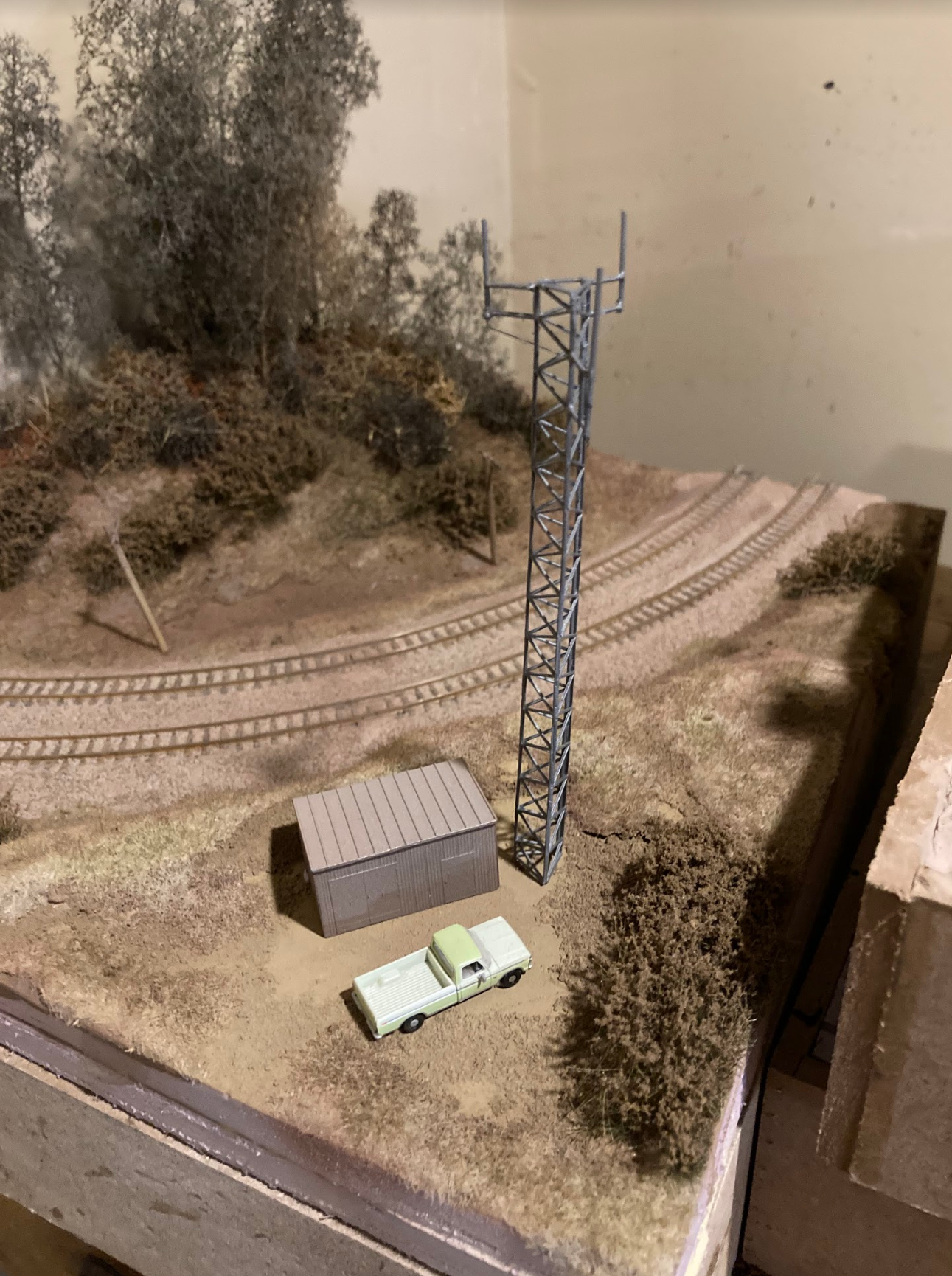 N Scale Antenna Mast