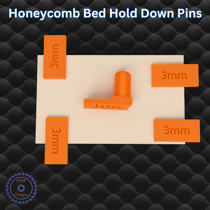 Creality Honeycomb Bed Hold-Down Pins - Square Alignment (1-6mm)