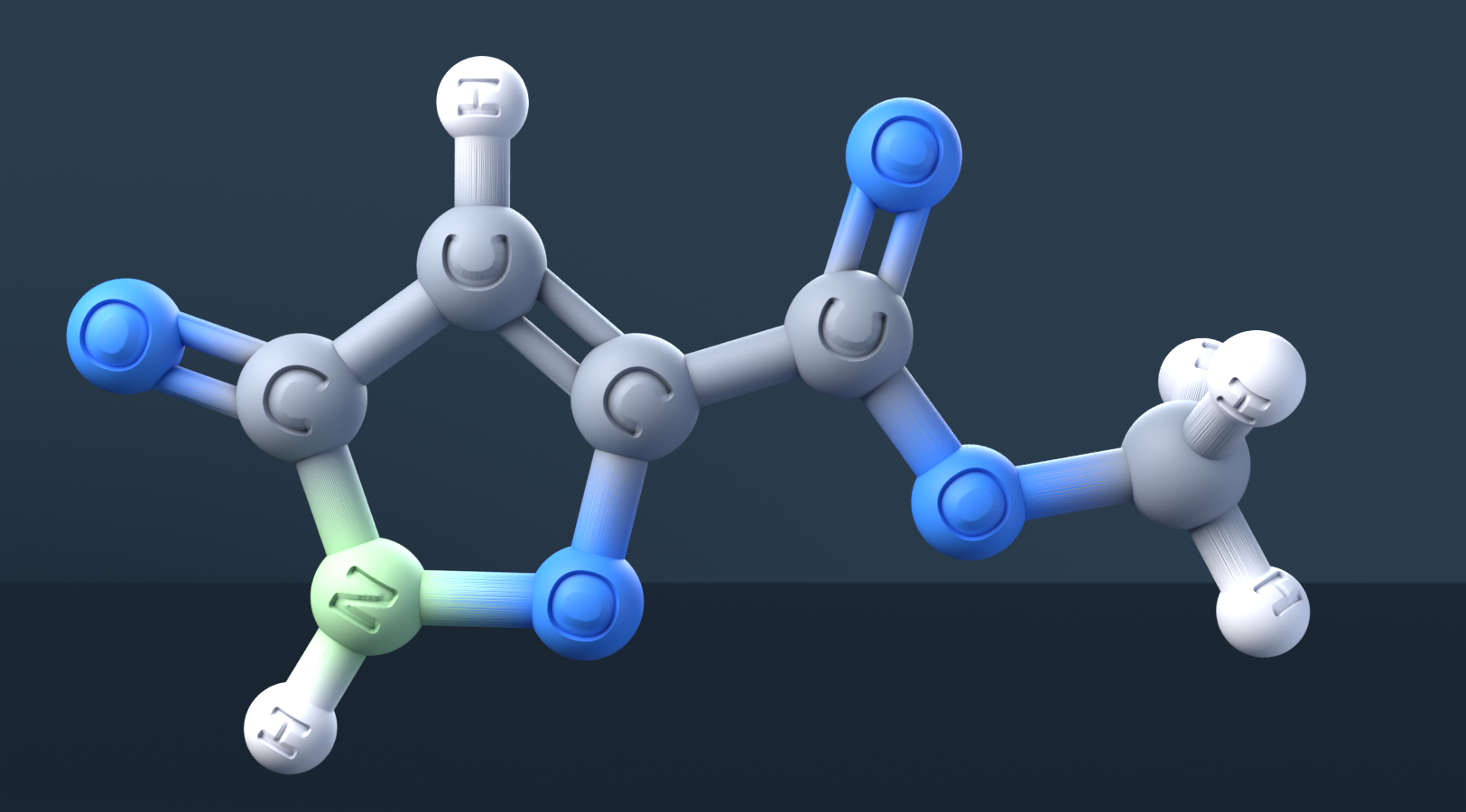 Methyl 3-hydroxyisoxazole-5-carboxylate 3D Molecular Model — CAS 10068 ...