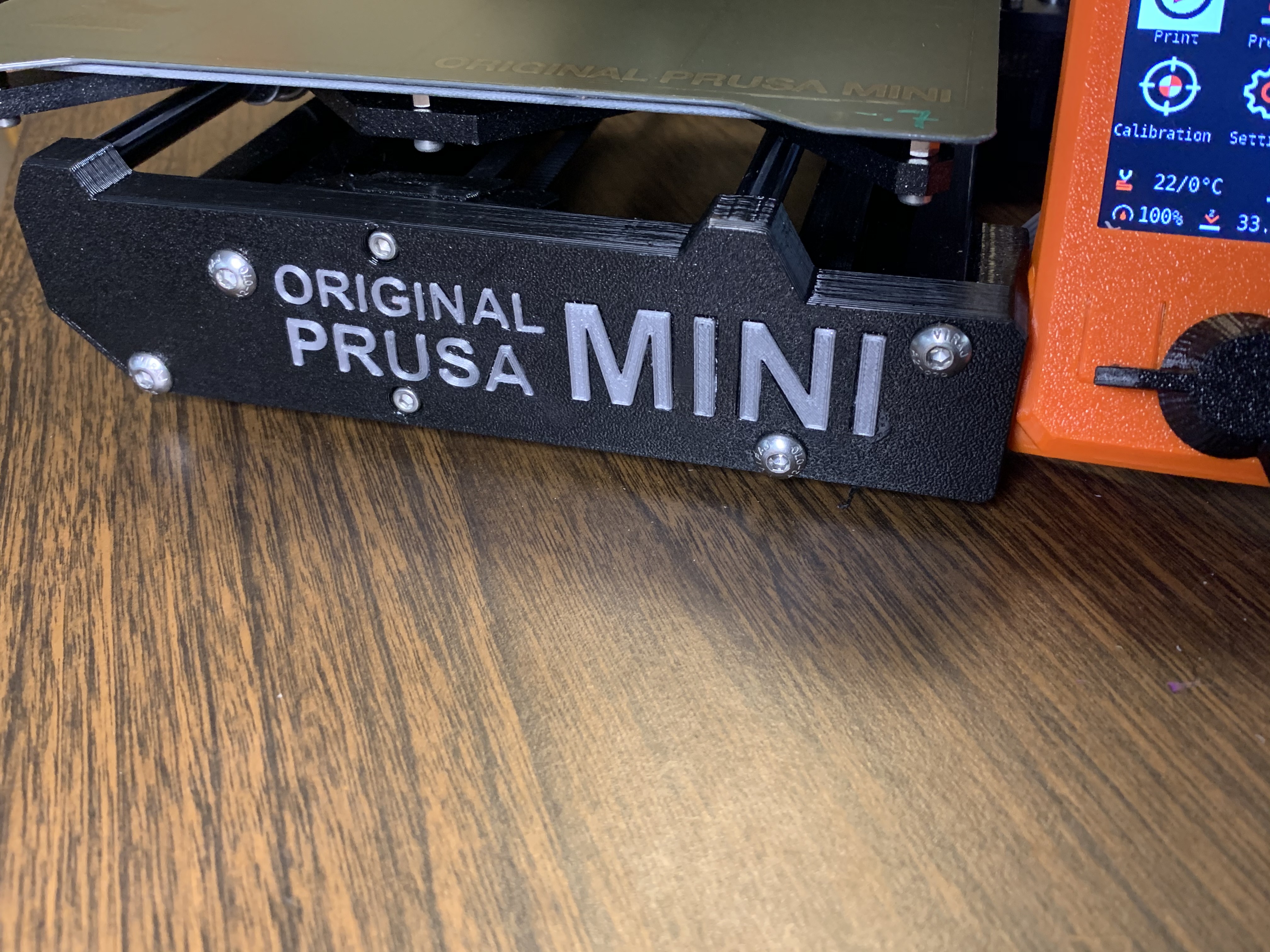 Prusa Mini Letter Inserts