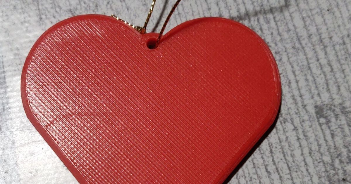 Simple Heart by georges619 | Download free STL model | Printables.com