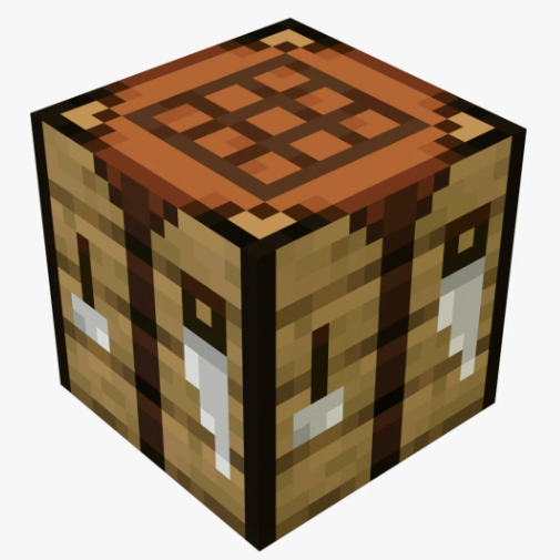 Minecraft Crafting Table Relief by Duckling B | Download free STL model ...
