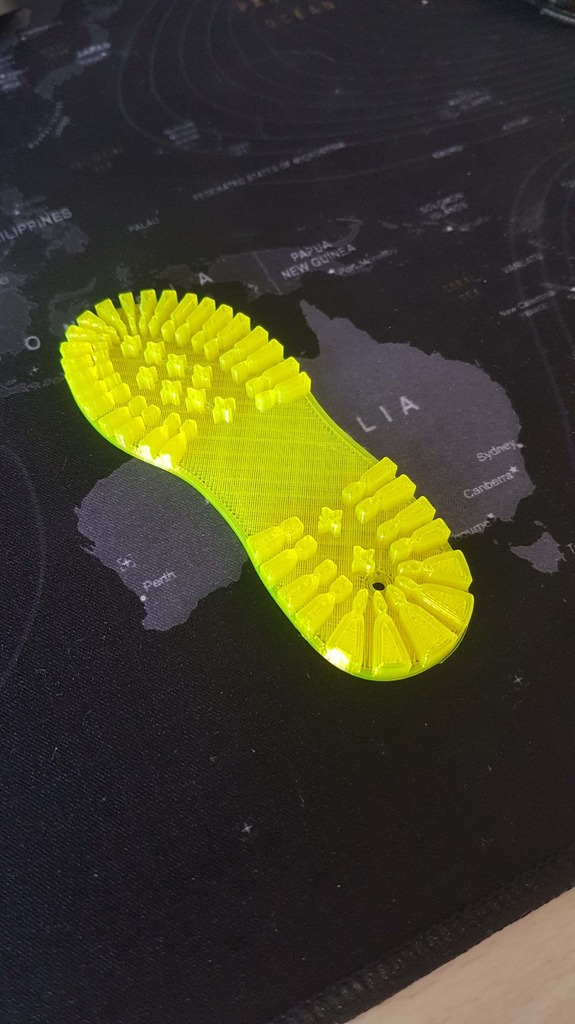 Trekking sole keychain