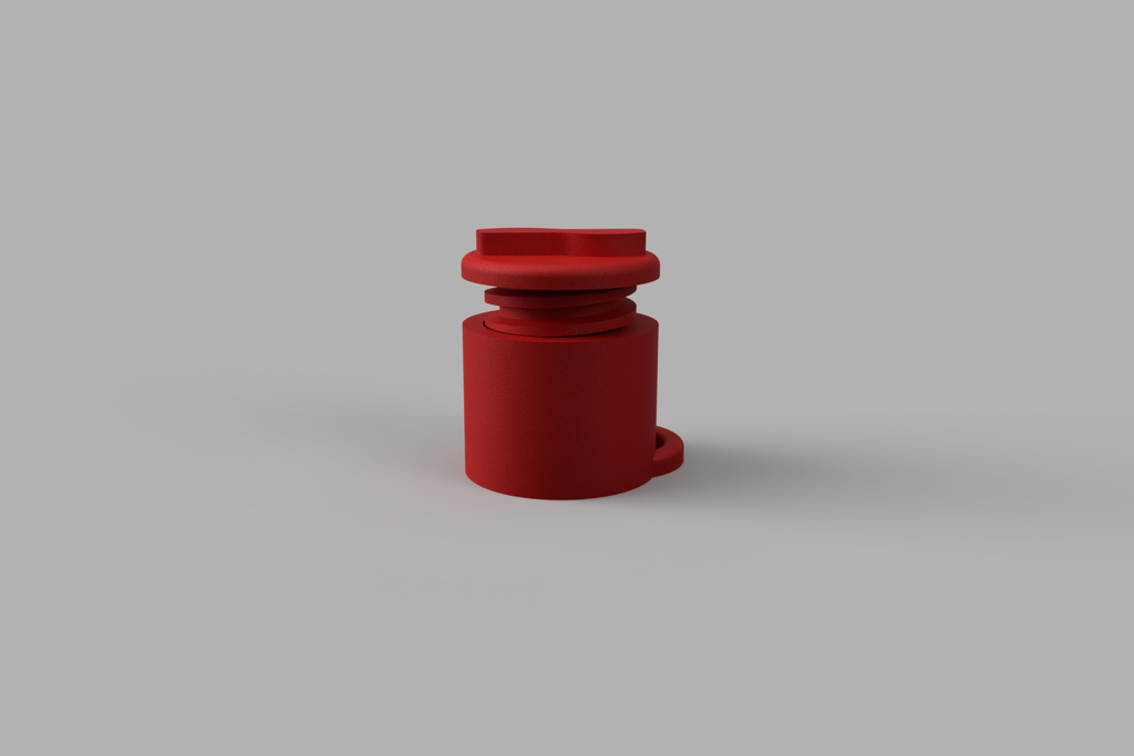 Compact 3D-Printed Ashtray with Optimized Threading