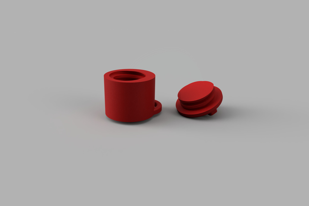 Compact 3D-Printed Ashtray with Optimized Threading