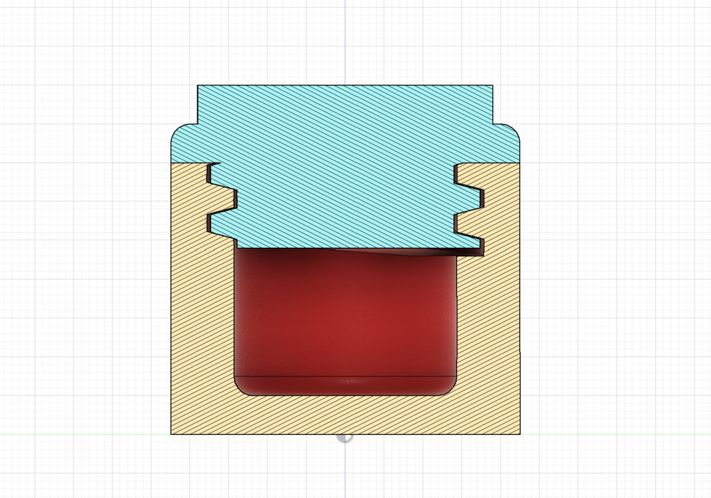 Miniatura 6 do modelo 3D Compact 3D-Printed Ashtray with Optimized Threading