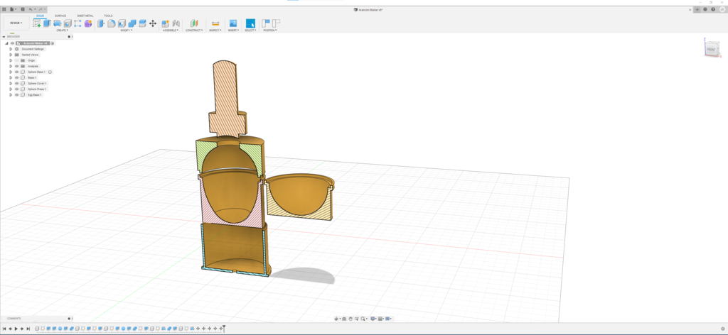 Miniatura 2 do modelo 3D Arancini Maker