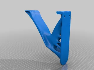 Topology optimized filament shelf bracket by monkeyman, Download free STL  model