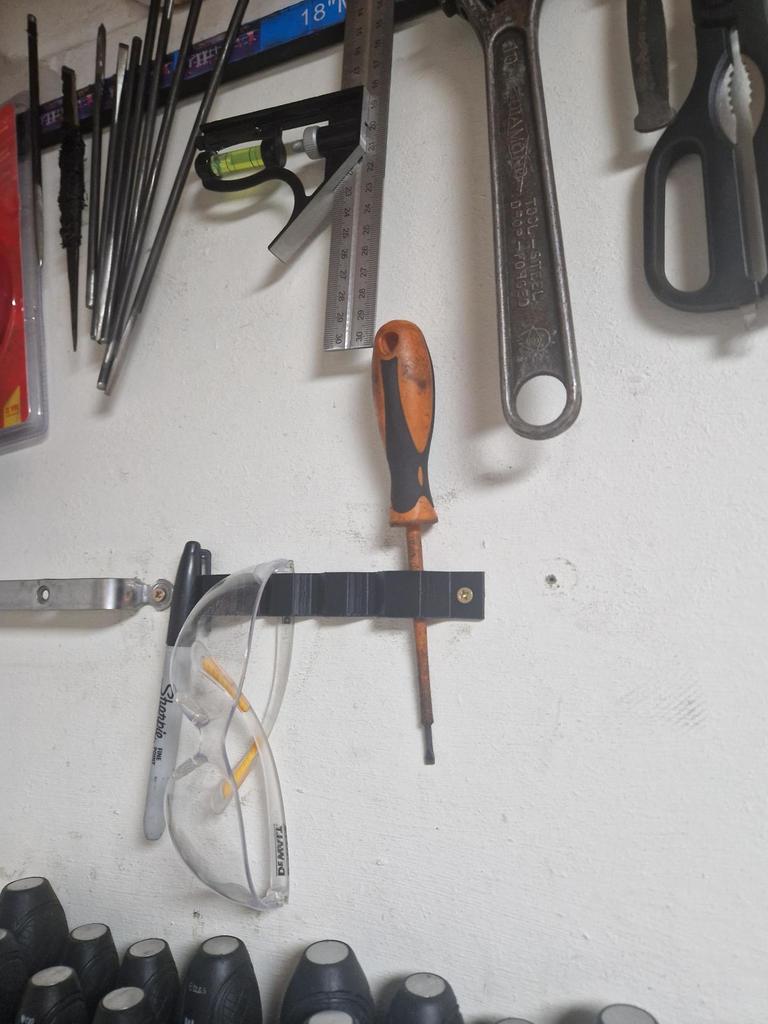 Garage wall tool holder/organizer