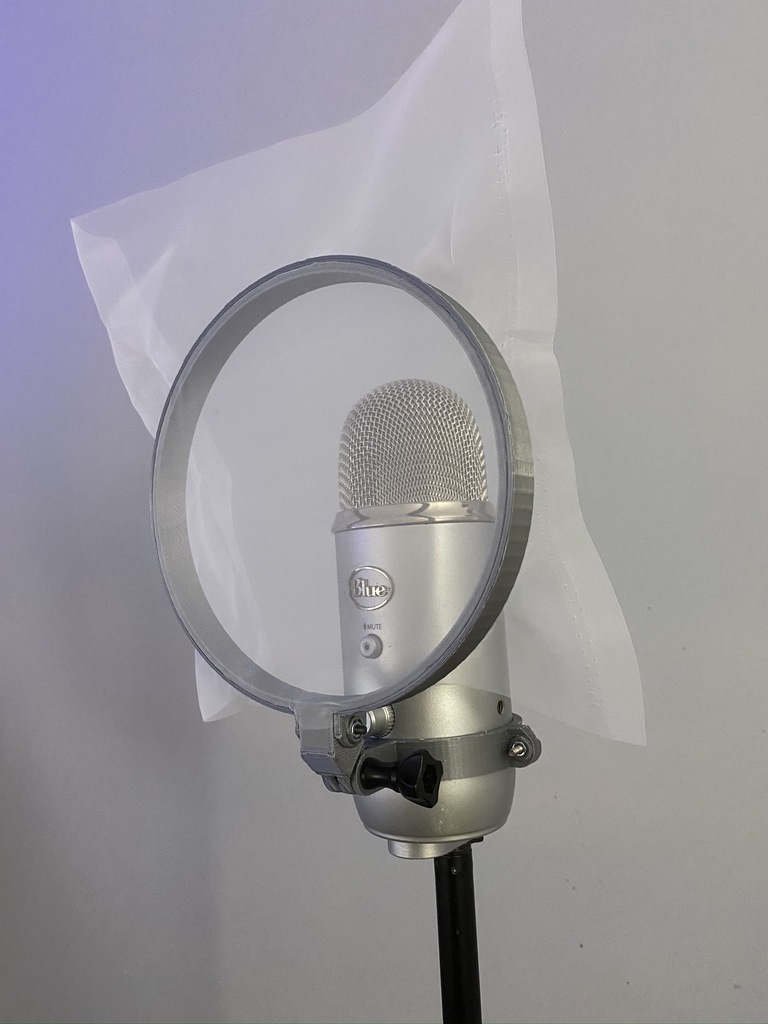 Blue Yeti Pop Filter by LilMikey Download free STL model