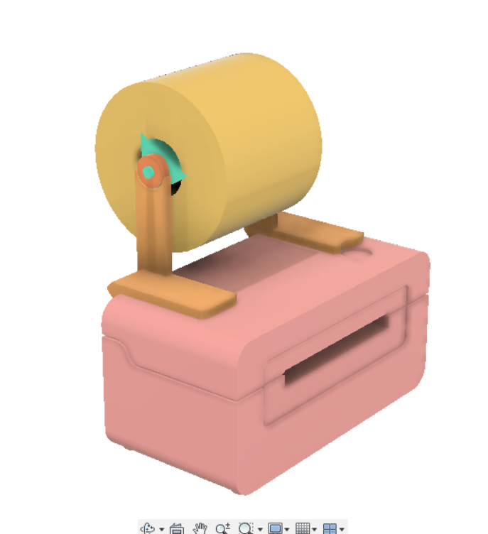 Label Spool Holder for IDPRT Label Maker