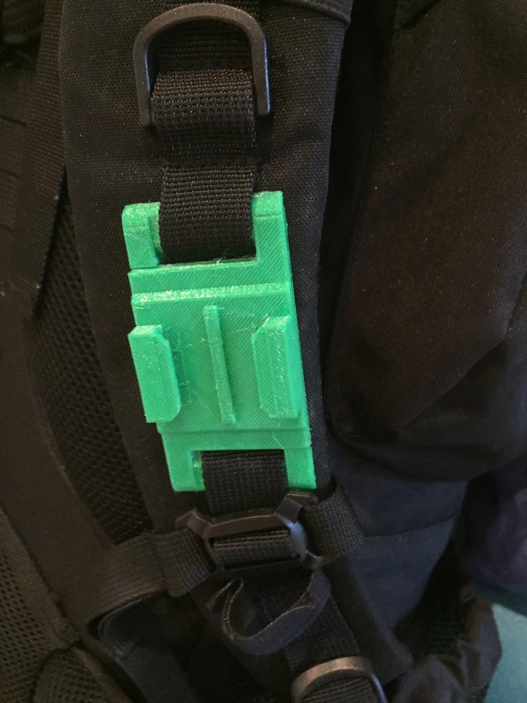 GoPro Taut Strap Mount by LilMikey Download free STL model