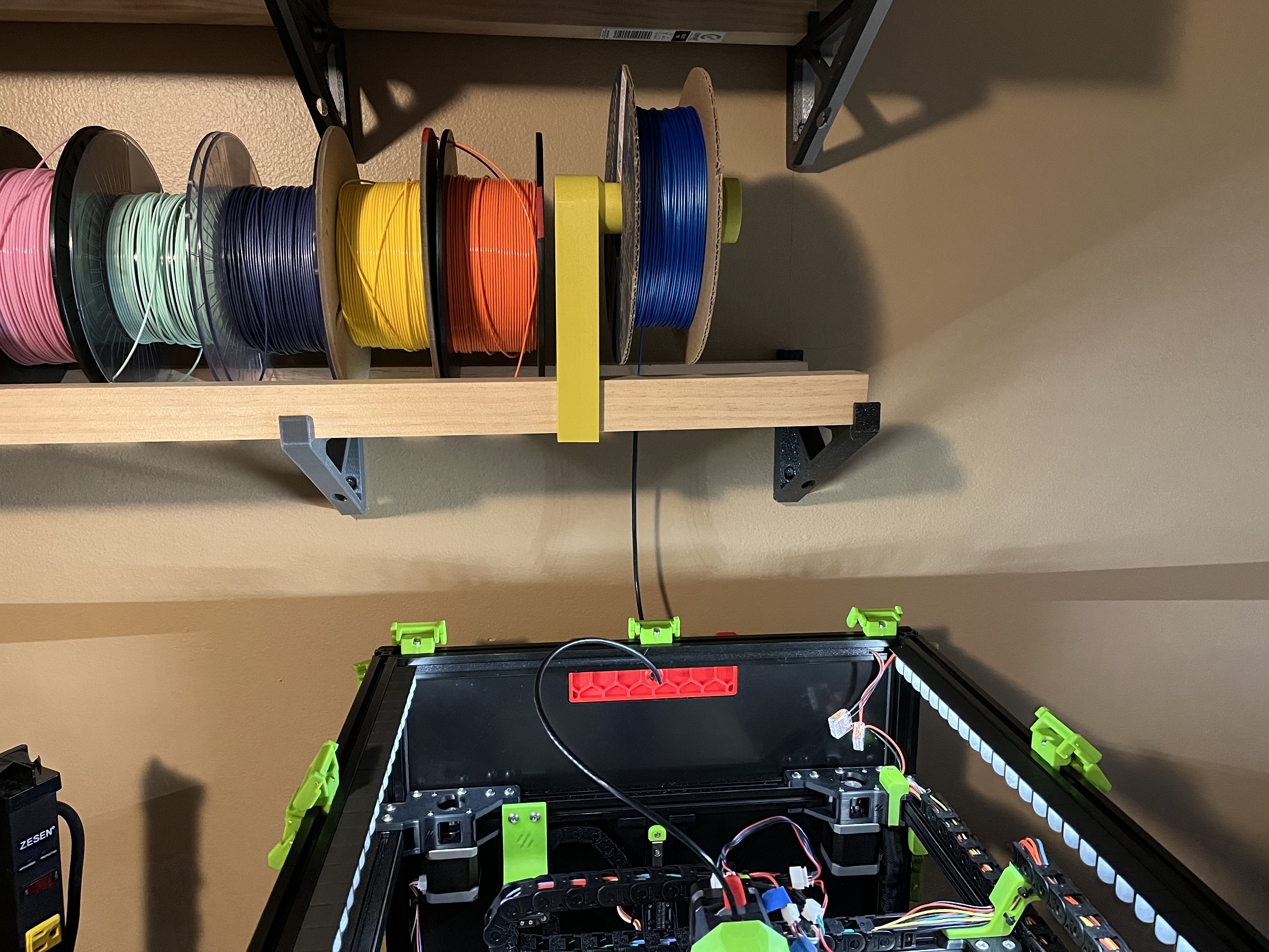 Spool Holder for 1.5" x 1.5" Furring Strip Board