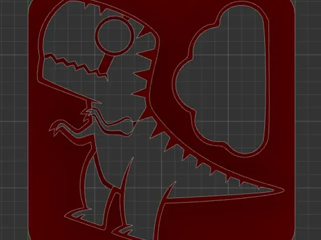 T-rex cookie / sandwich cutter