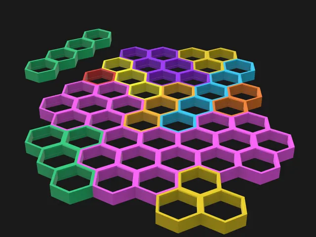Hex wall - smaller components
