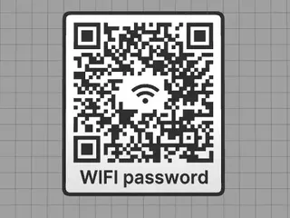 QR-code WIFI password (rickroll) by Boogie