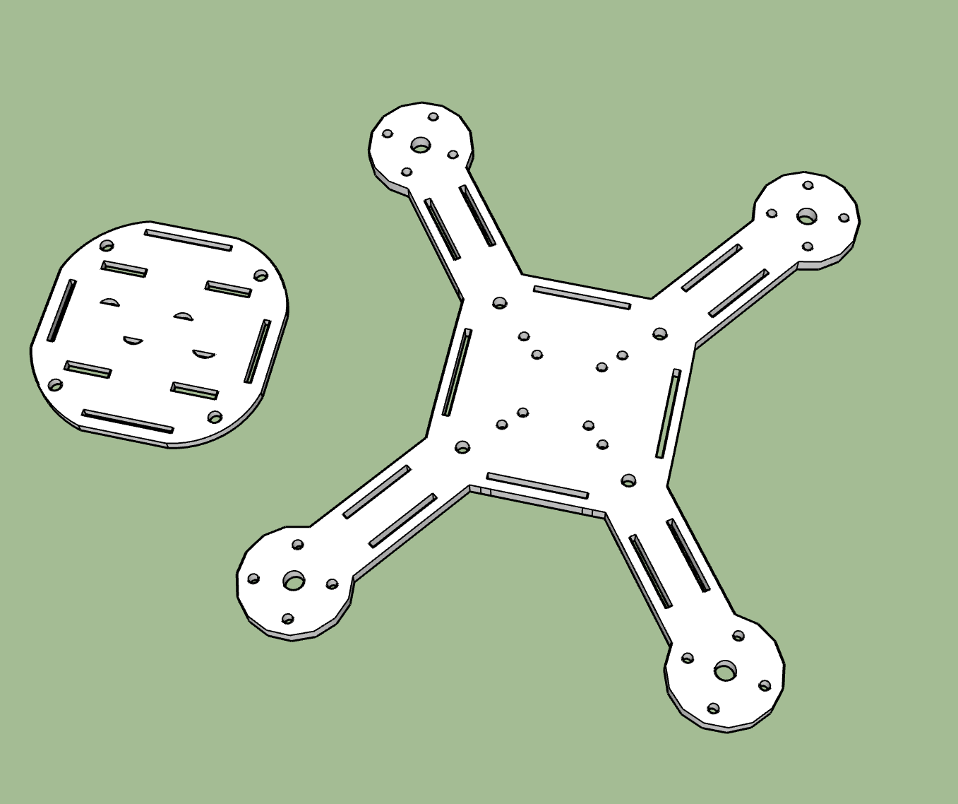 drone frame parts