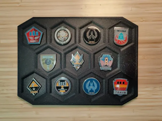 Display board for CS:GO pins