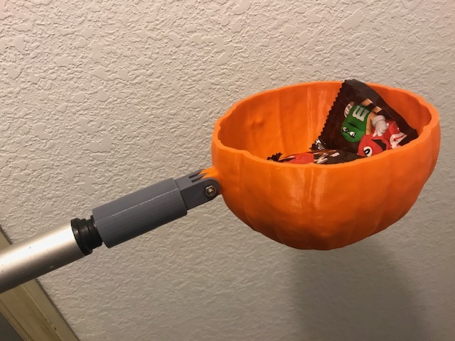 Safe Distance Trick or Treat Pumpkin