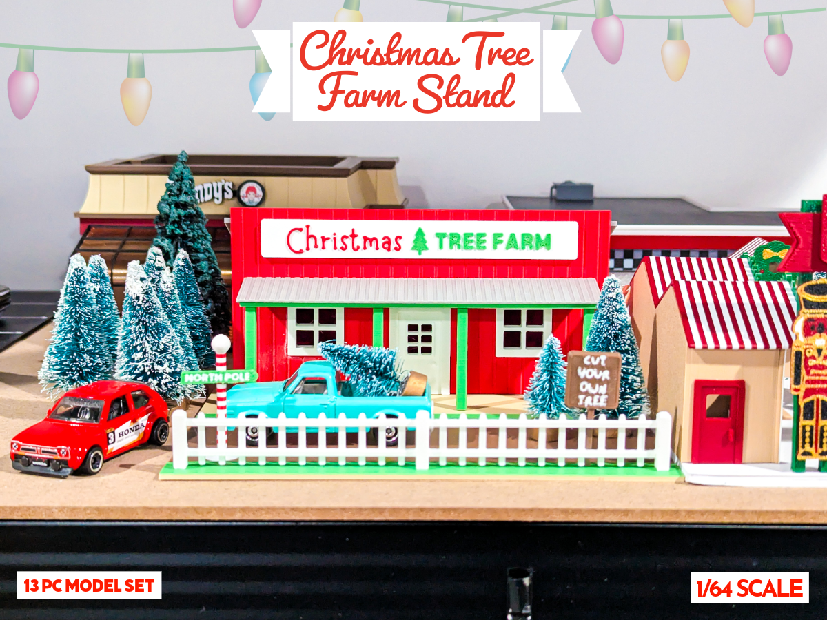 Christmas Tree Farm Stand - 1:64 Scale Diorama