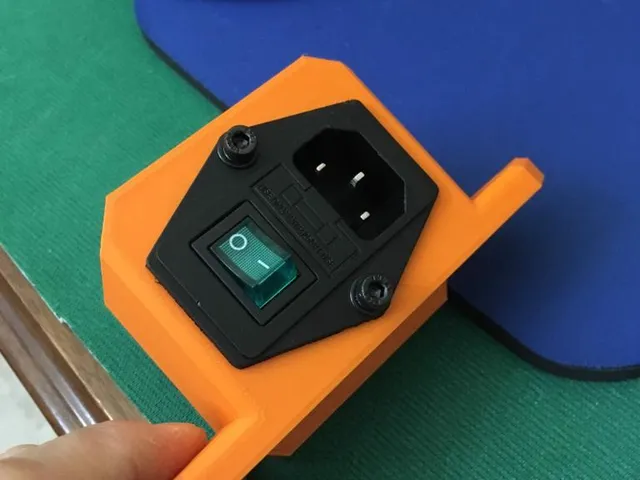 Power supply switch socket (IEC320 C14)