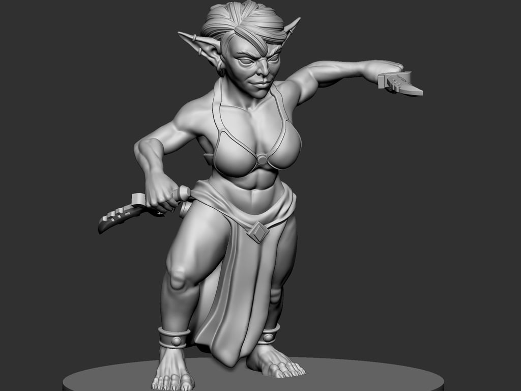 Miniatura 5 do modelo 3D Goblin dancer