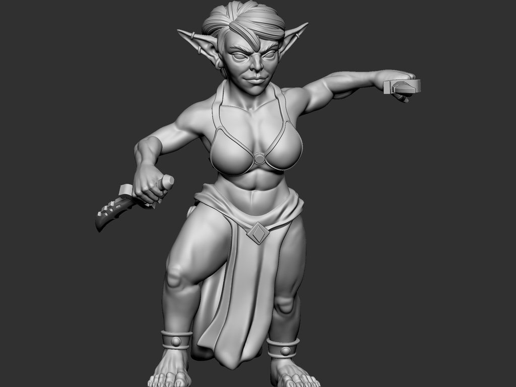 Miniatura 3 do modelo 3D Goblin dancer
