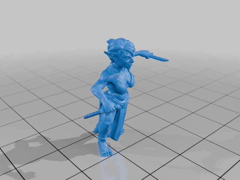 Miniatura 4 do modelo 3D Goblin dancer
