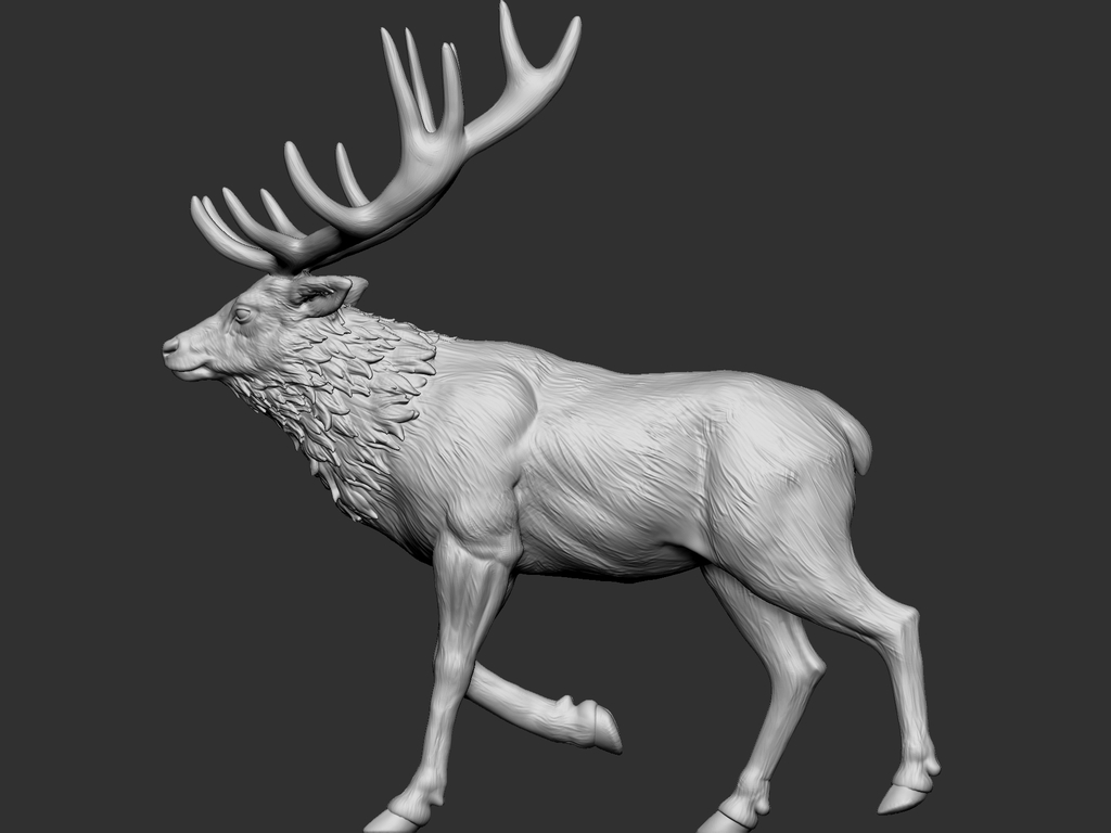 Miniatura 7 do modelo 3D Elk 2