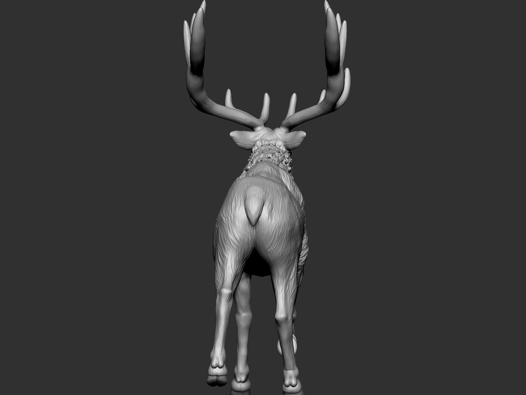 Miniatura 4 do modelo 3D Elk 2