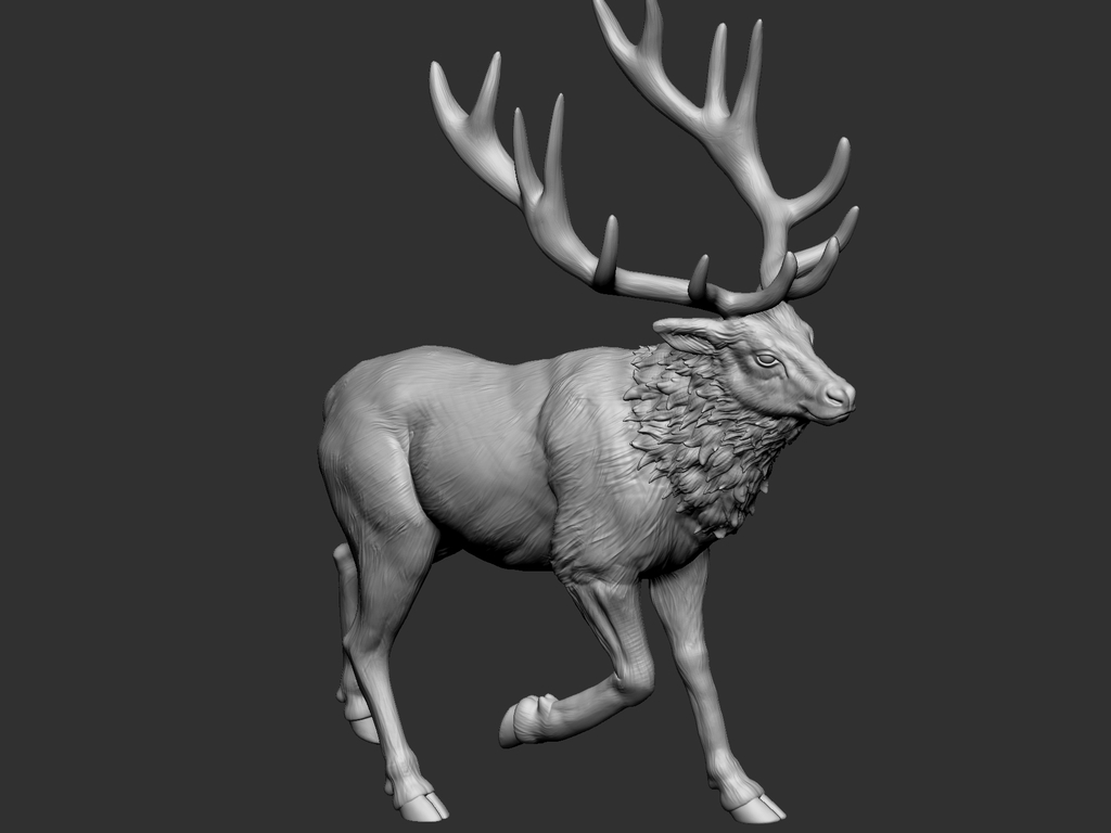 Miniatura 3 do modelo 3D Elk 2