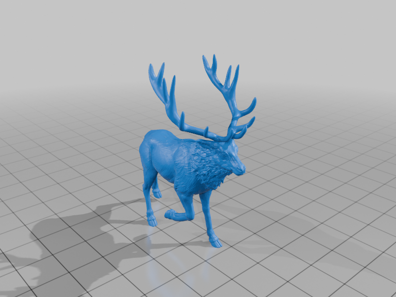 Miniatura 2 do modelo 3D Elk 2