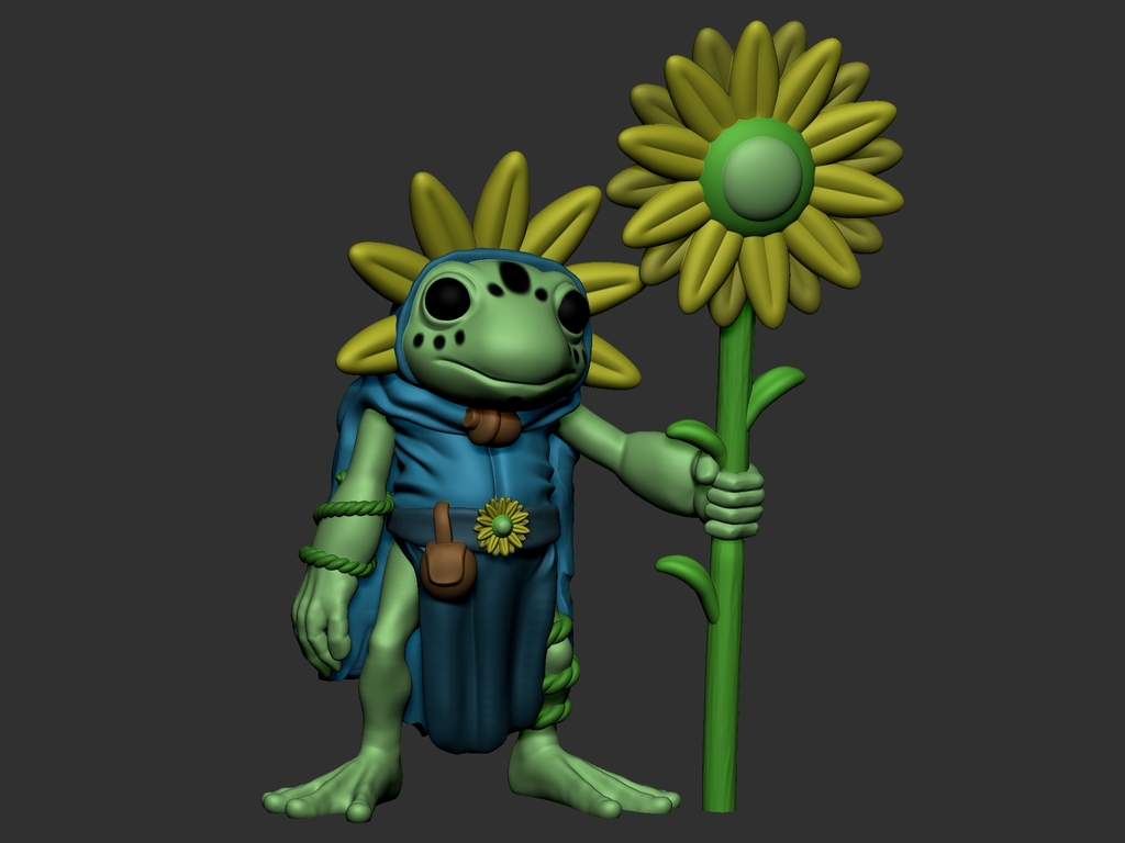 Grung flower druid