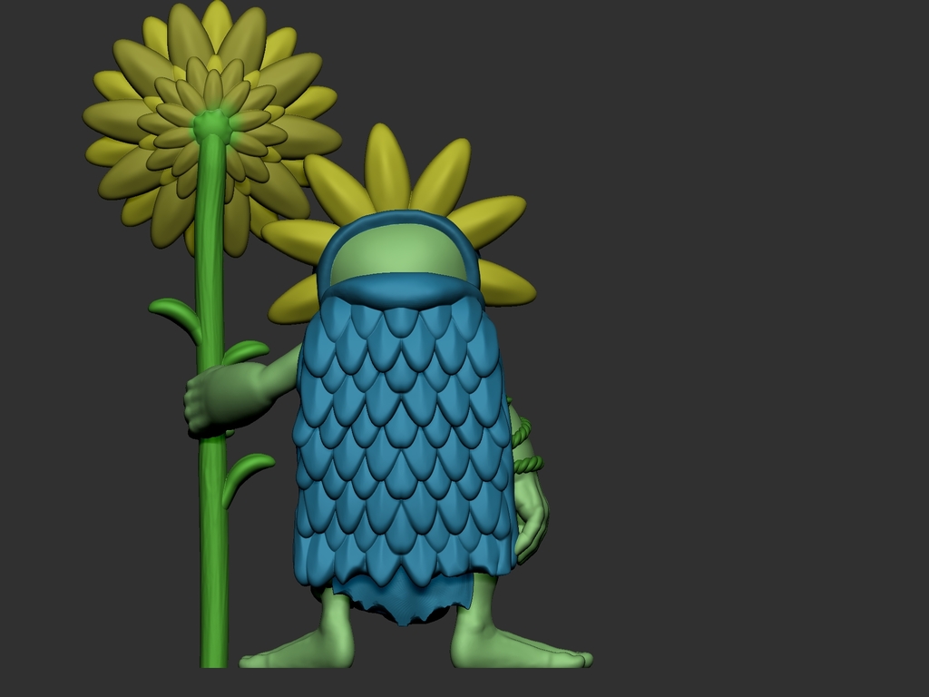 Grung flower druid