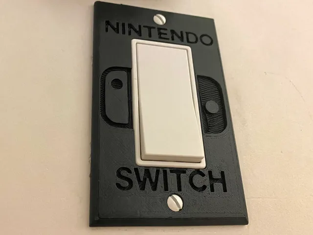 Nintendo switch light switch wide cover