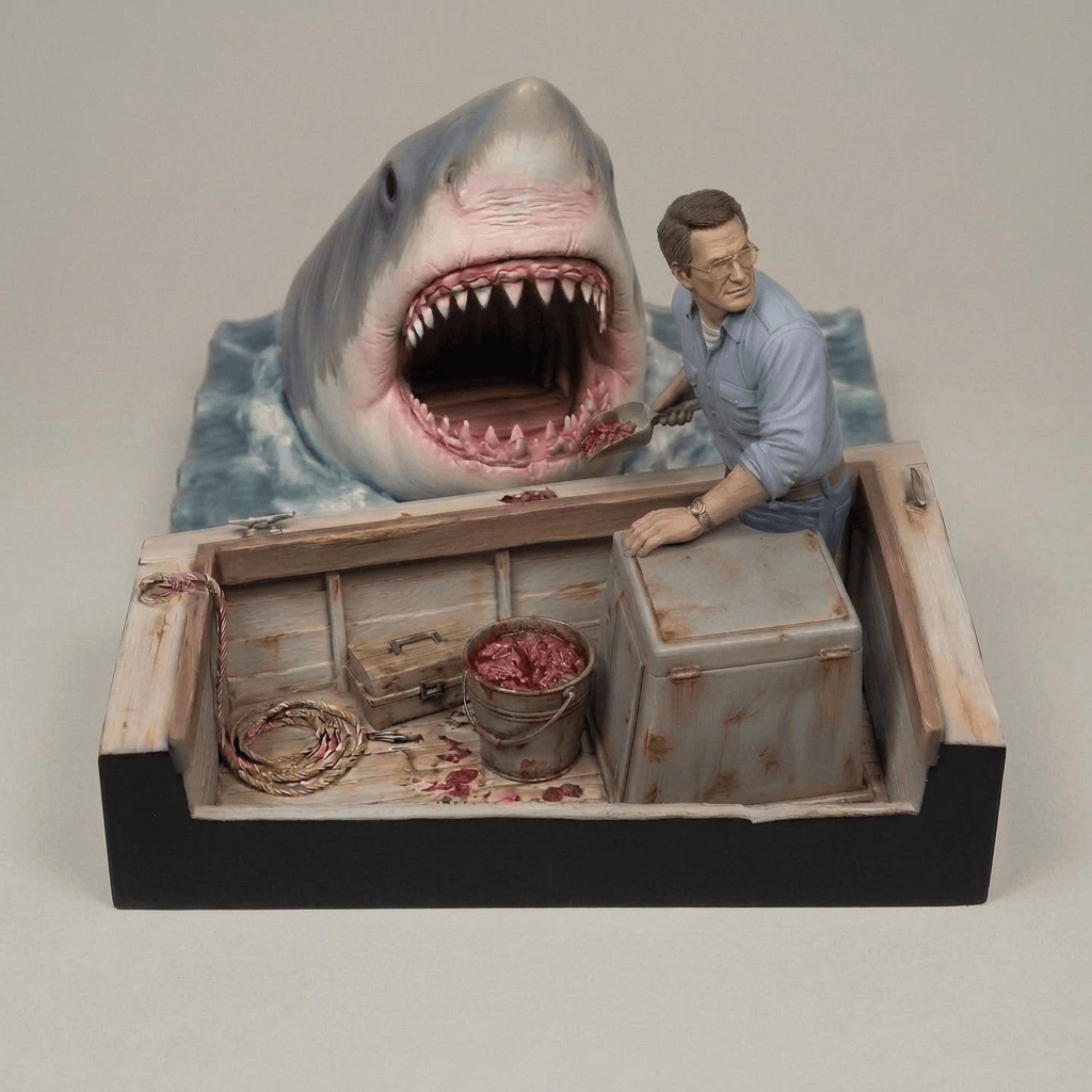 Jaws - Scoopin' the Chum - 1975