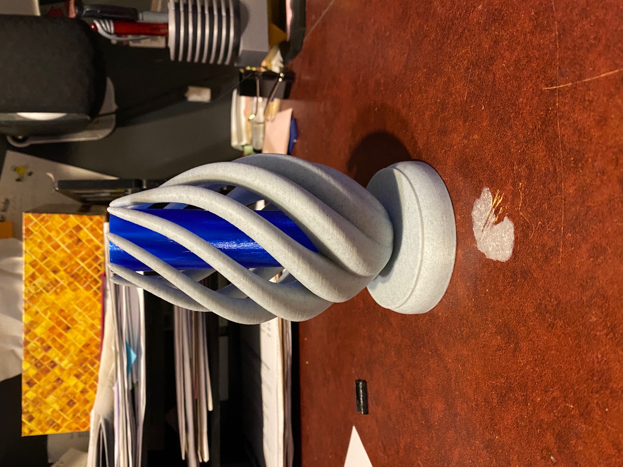 Nocturnal_Mystra Vase with weighted base-plus center insert for flowers.