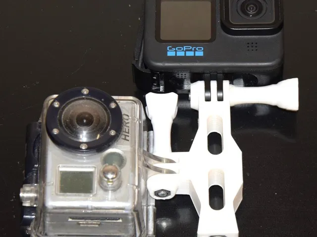 GoPro Dual-Orientation Mount for Simultaneous Vertical Horizontal Recording