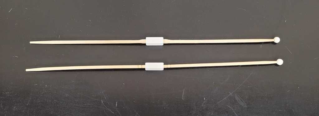 Chopstick coupler and ball for Cat/Dog target training wand