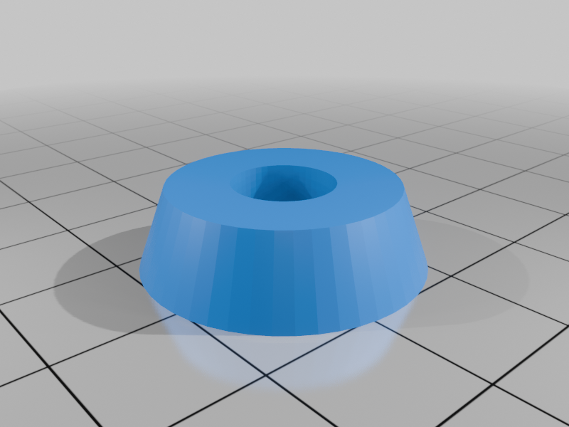 25mm diameter round tapered computer foot with hole for screw for Gateway LX6810-01 and other PCs