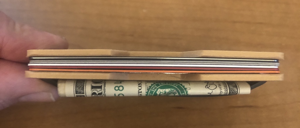 Miniatura 2 do modelo 3D Simple thin/slim wallet