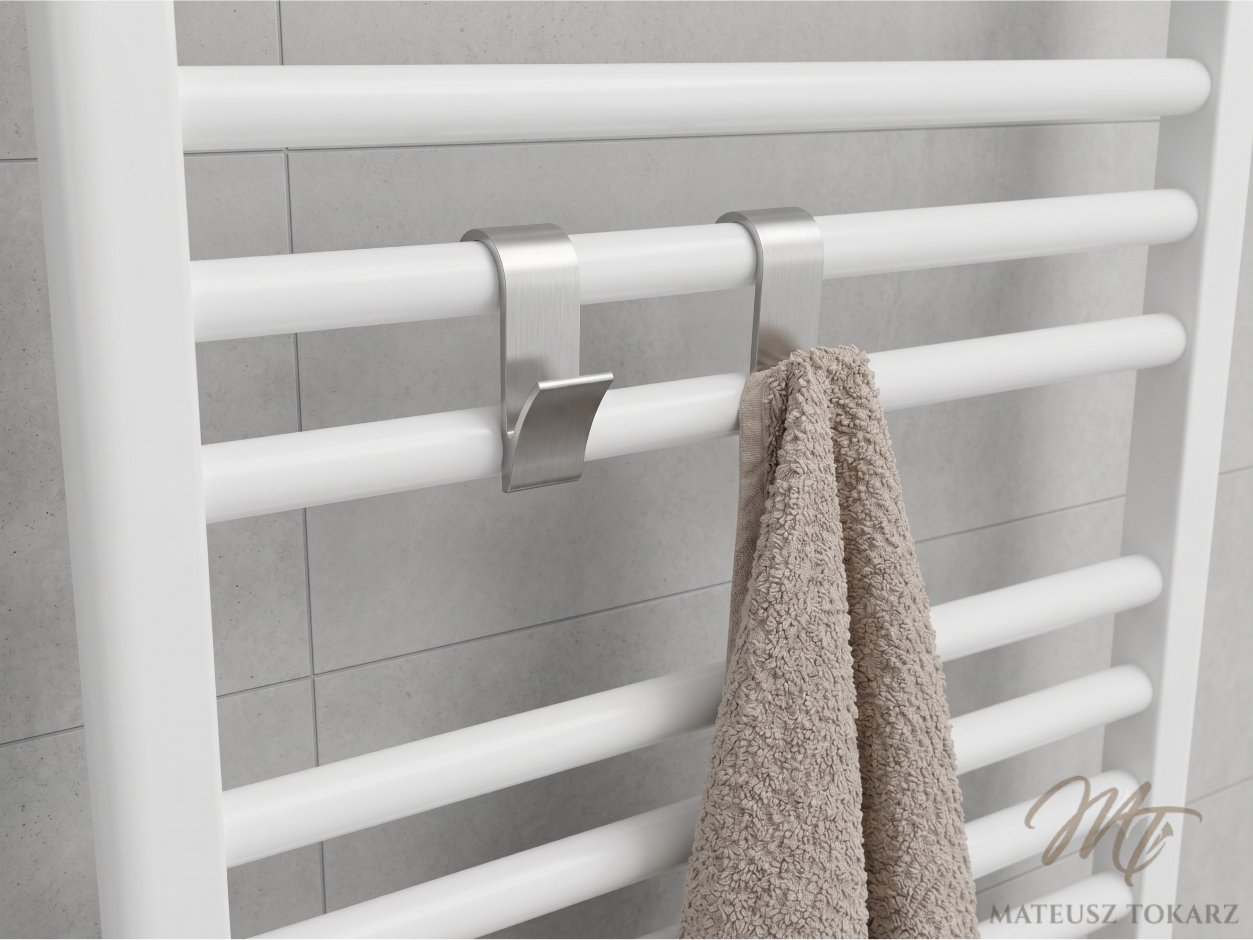 Bathroom Radiator Towel Hook | 21/22/25mm