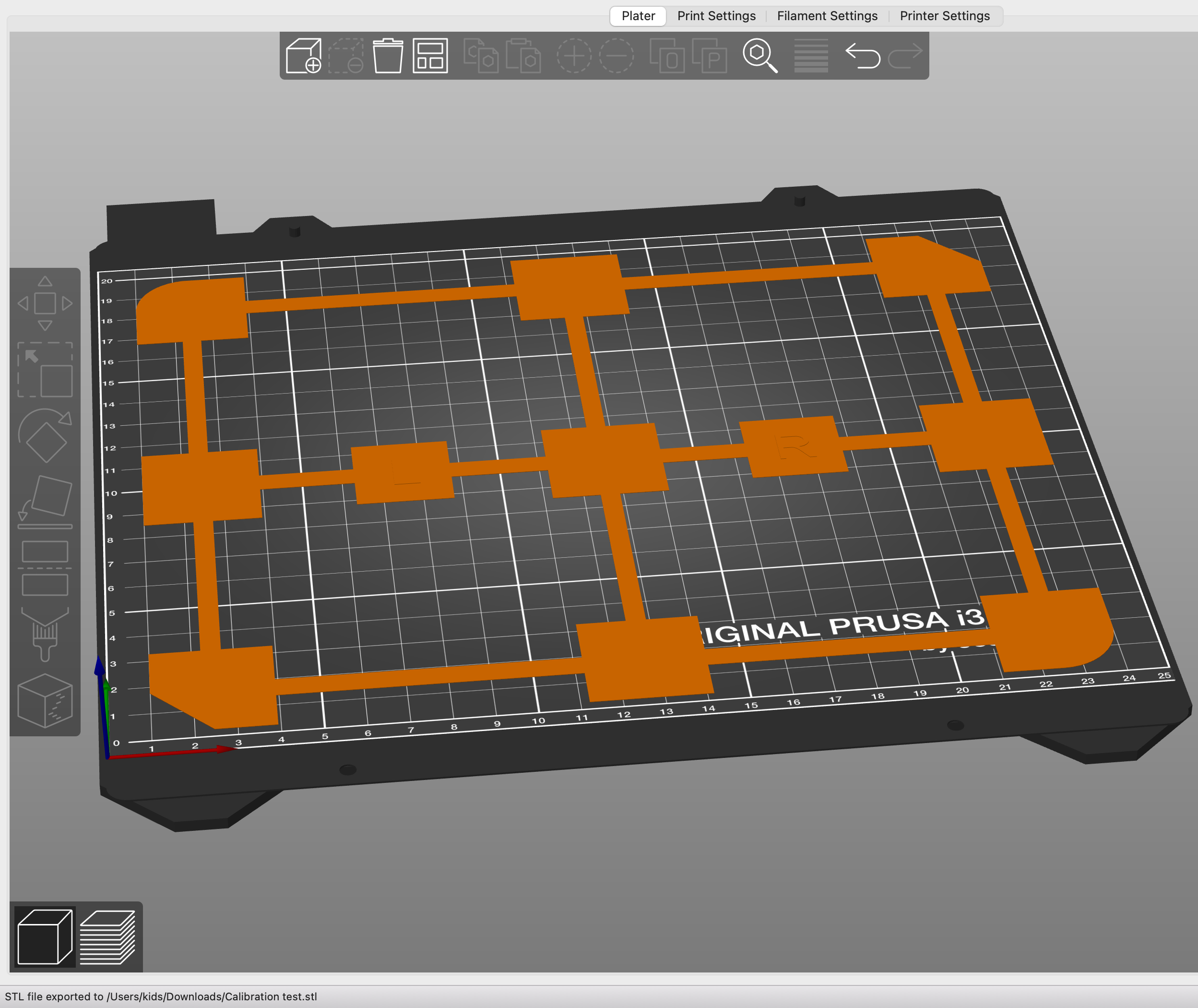 Calibration test