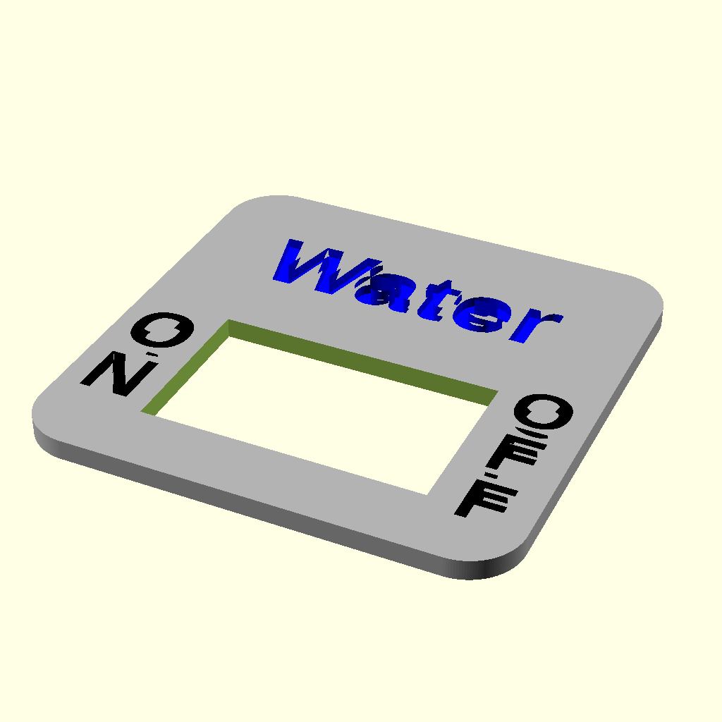 Ice Maker Water On/Off sign (Scotsman TouchFree) by Nem | Download free ...