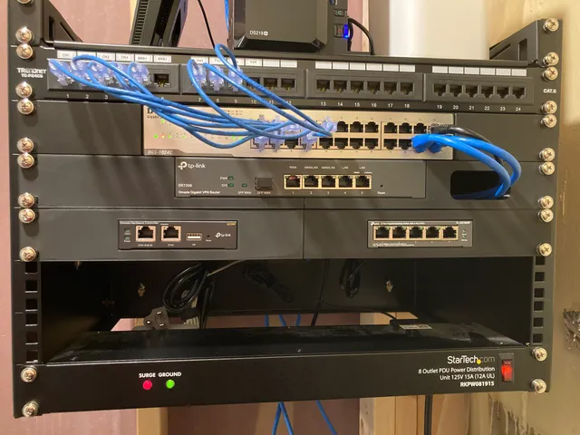 TP-Link 1U rackmount housing for ER7206 router