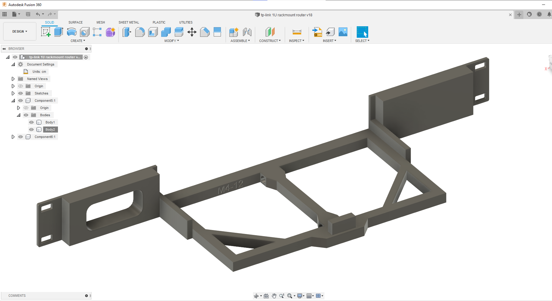 TP-Link 1U rackmount housing for ER7206 router by calipsoii | Download ...